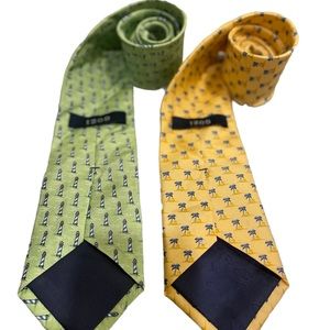 Izod men’s 100% silk neckties 2pc bundle
